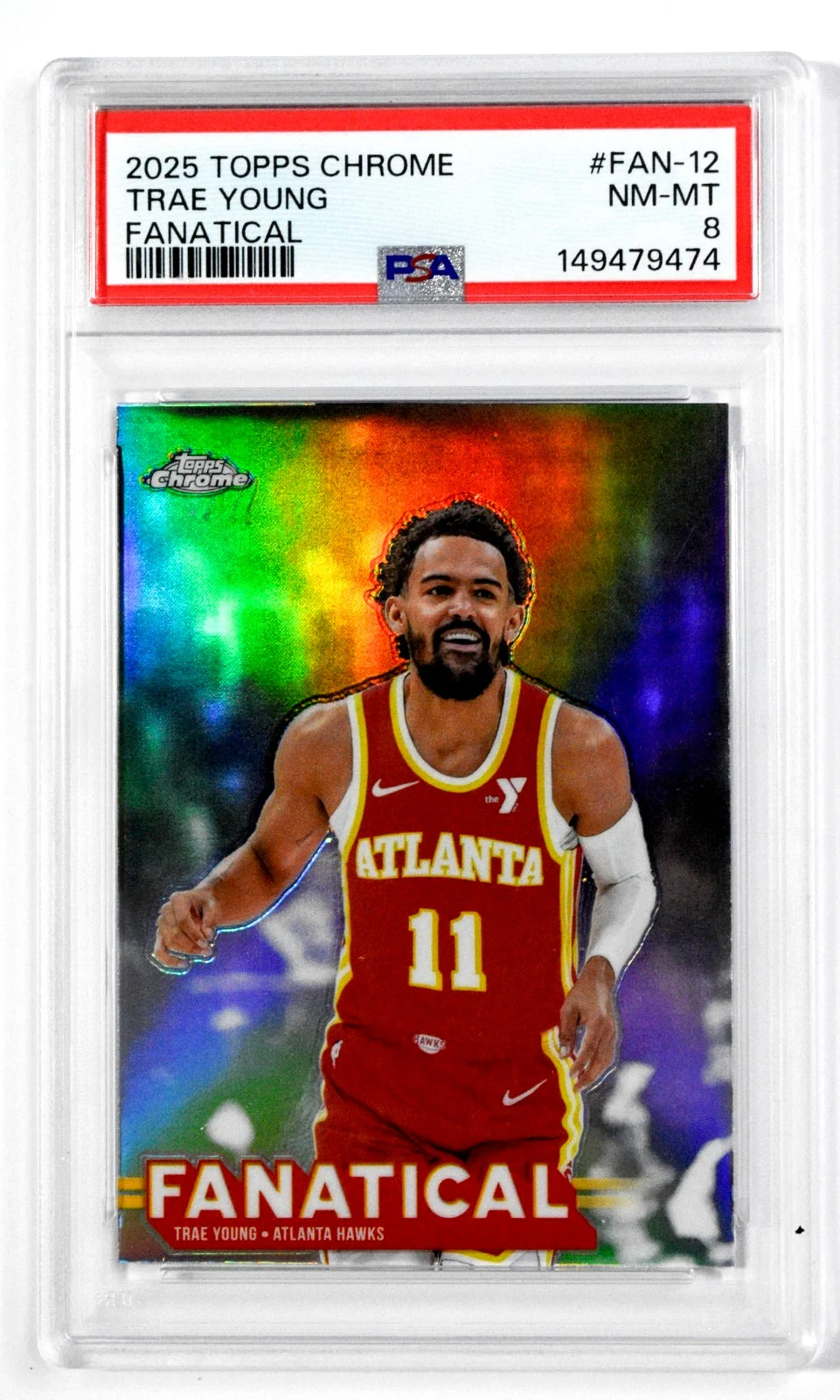 Trae Young 2025-26 Topps Chrome card