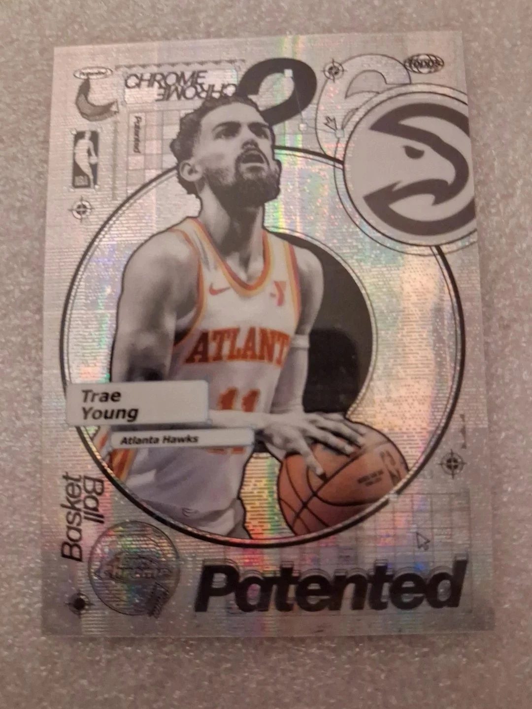 Trae Young 2025 Topps Chrome Basketball card
