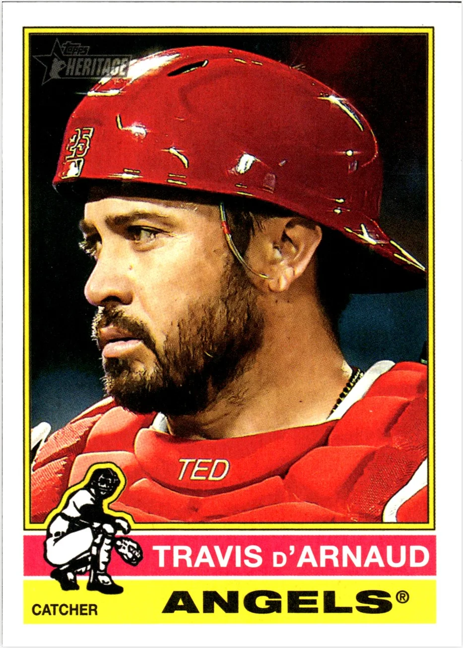 Travis d'Arnaud 2025 Topps Heritage #564 baseball card - Front