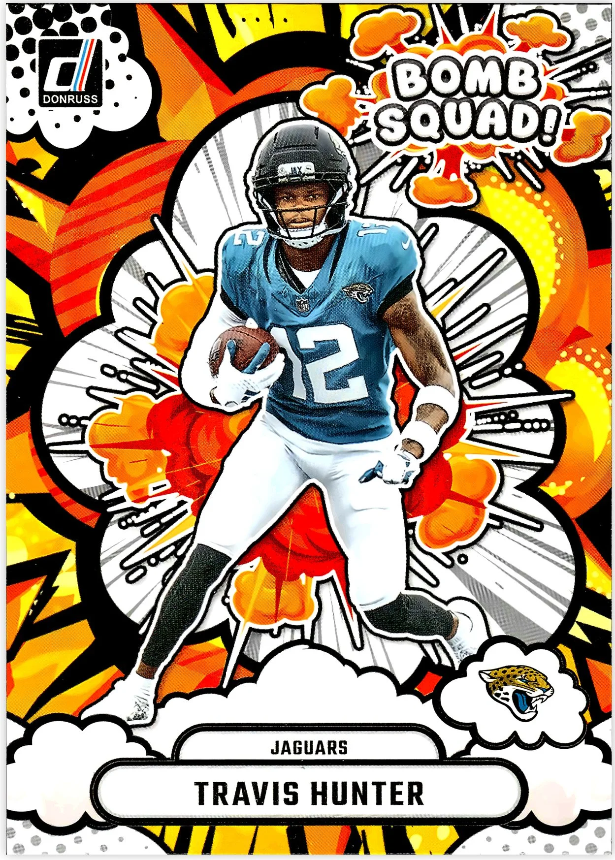 Travis Hunter 2025 Donruss #BS-THR Bomb Squad football card - Front