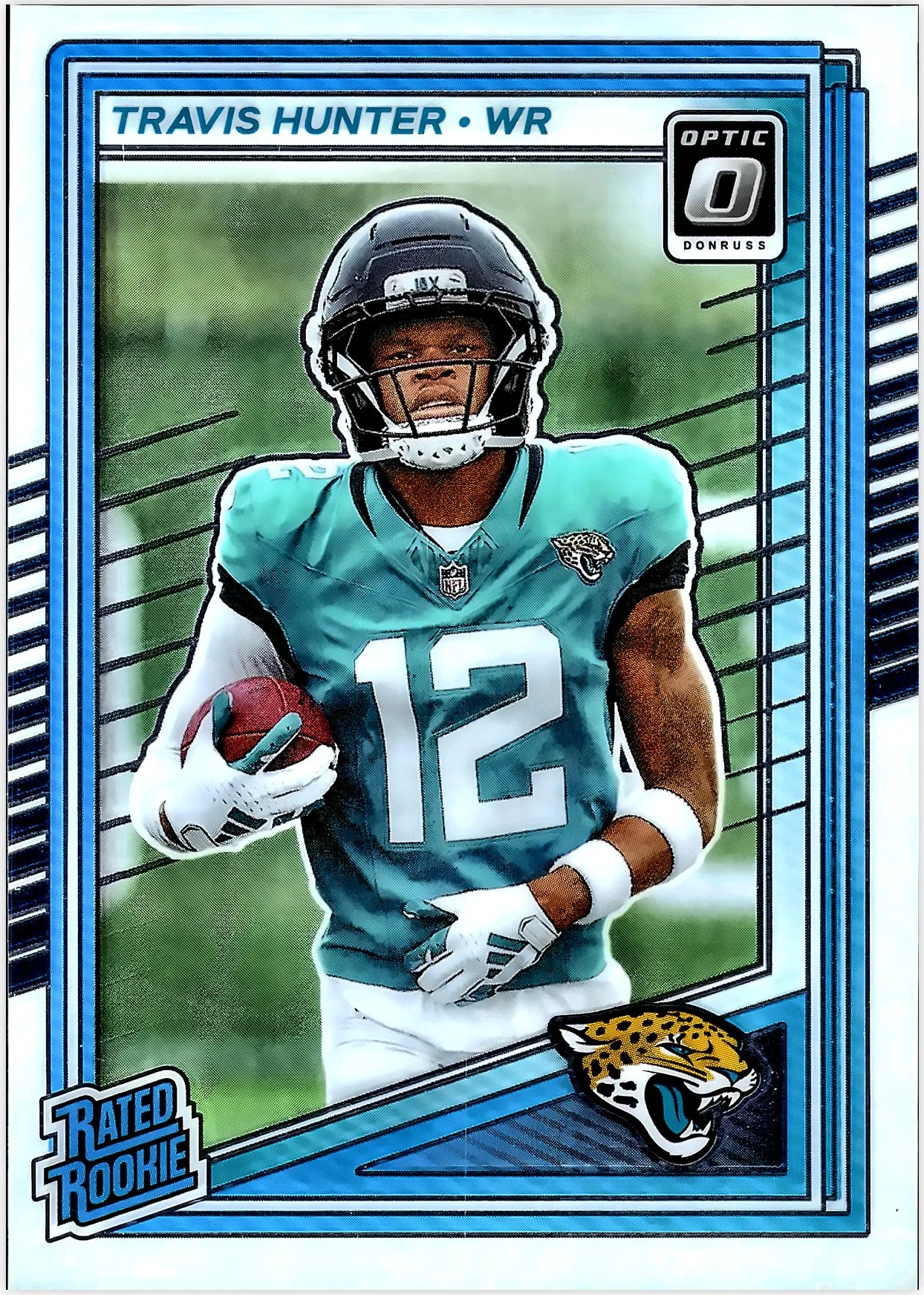 Travis Hunter 2025 Donruss Optic #201 football rookie card - Front