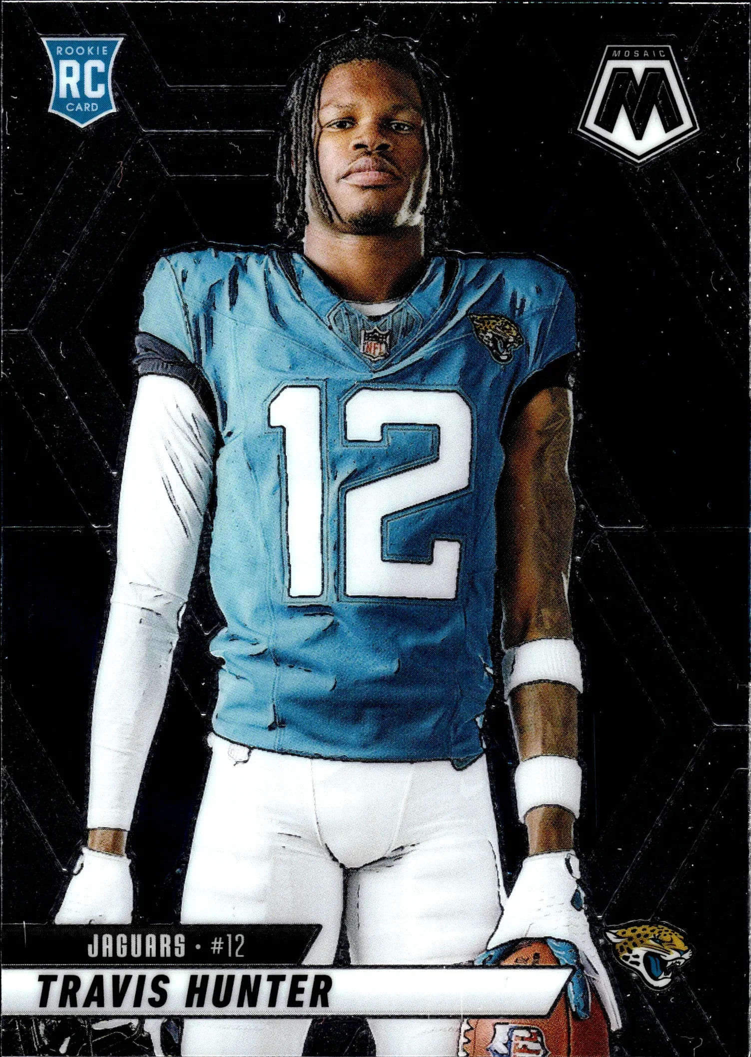 Travis Hunter 2025 Panini Mosaic #279 football rookie card - Front