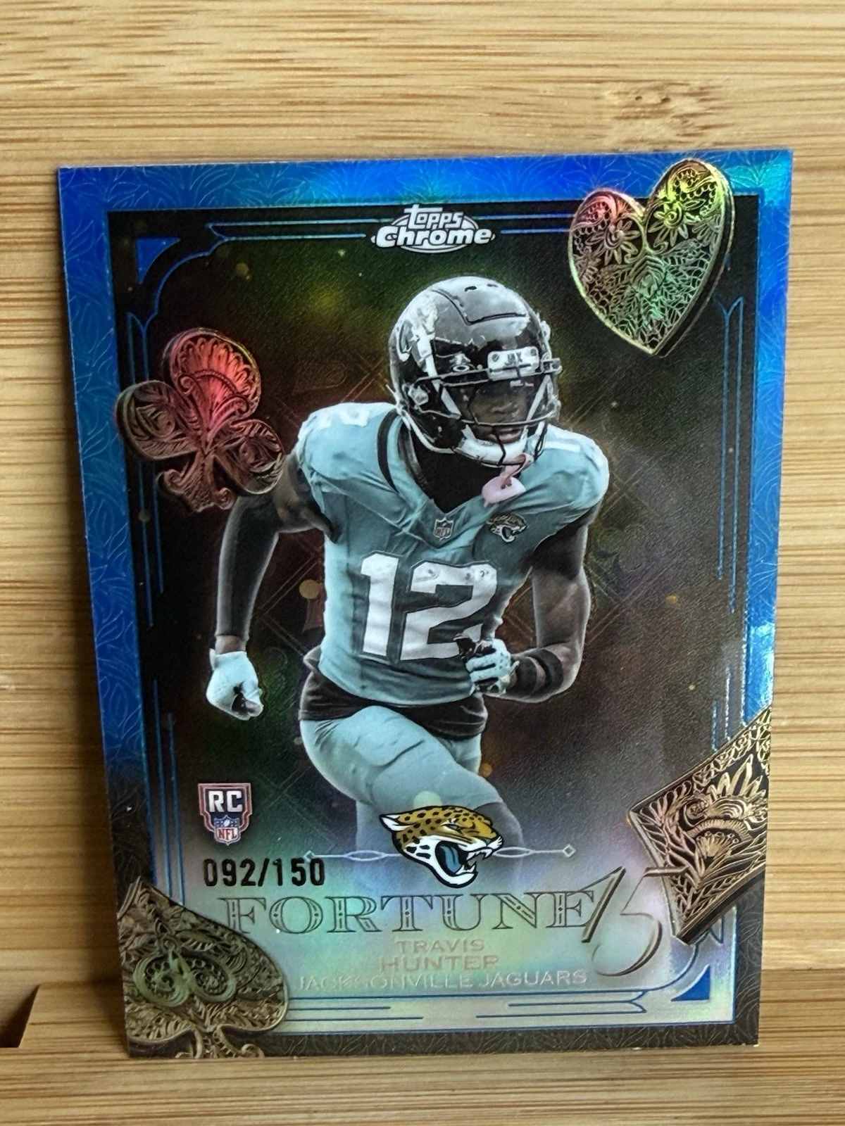 Travis Hunter 2025 Topps Chrome Football card