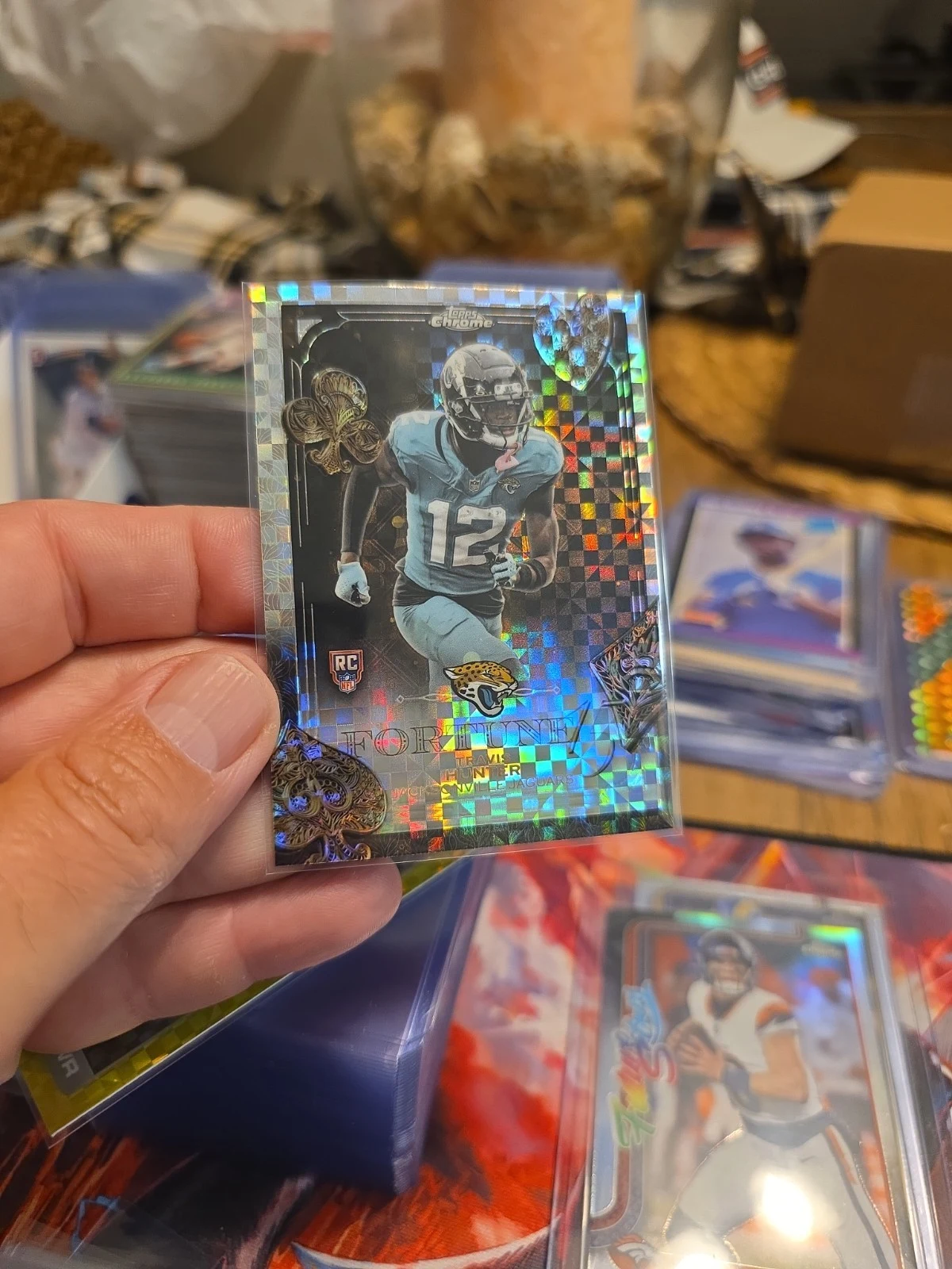 Travis Hunter 2025 Topps Chrome Football card