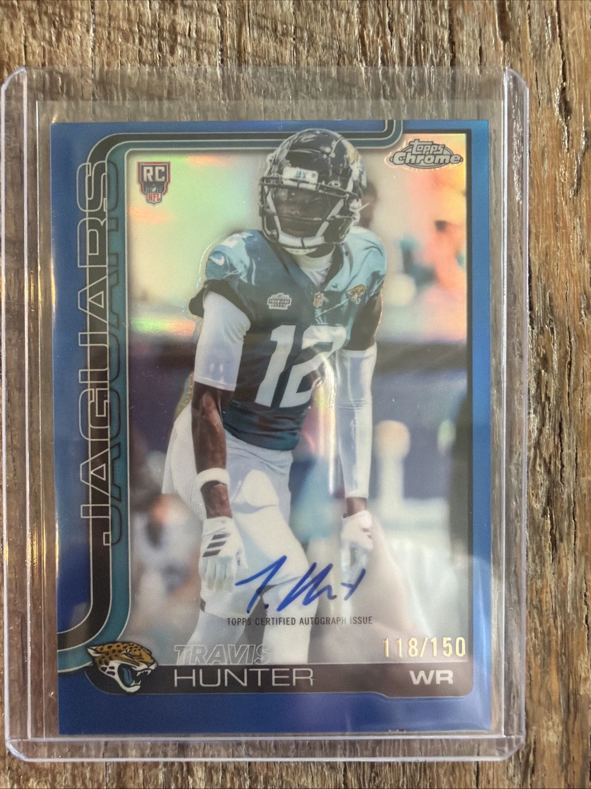 Travis Hunter 2025 Topps Chrome Football card