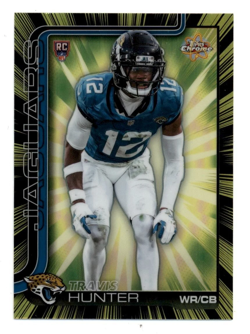 Travis Hunter 2025 Topps Chrome Football card
