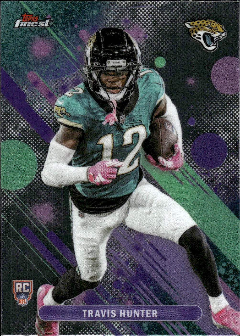 Travis Hunter #22 Rookie Card 2025 Topps Finest Football front