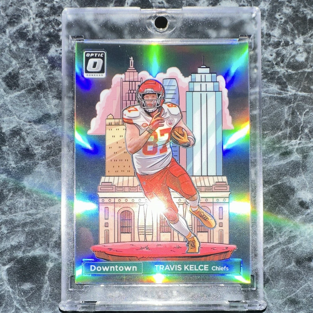Travis Kelce #7 2024 Donruss Optic Football Downtown front