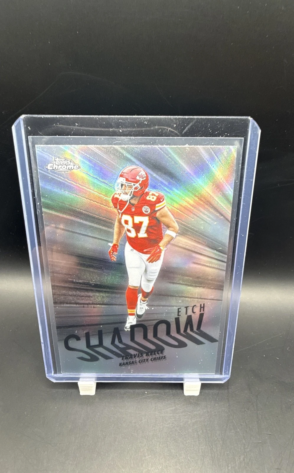 Travis Kelce 2025 Topps Chrome Football card