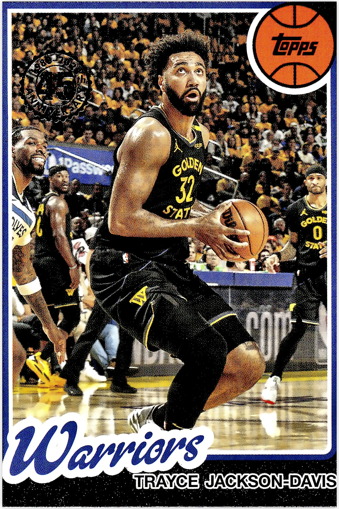 Trayce Jackson-Davis 2025-26 Topps #80BK-22 1980-81 Topps Basketball basketball card - Front