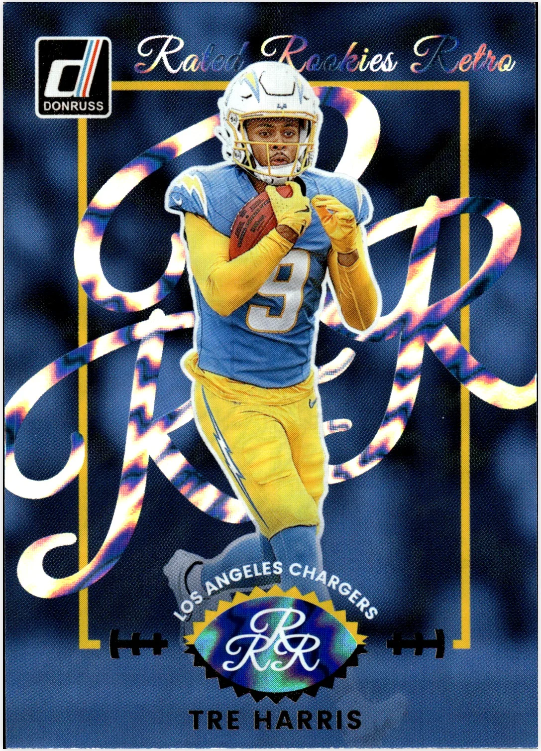 Tre Harris 2025 Donruss #12 Rated Rookies Retro football card - Front
