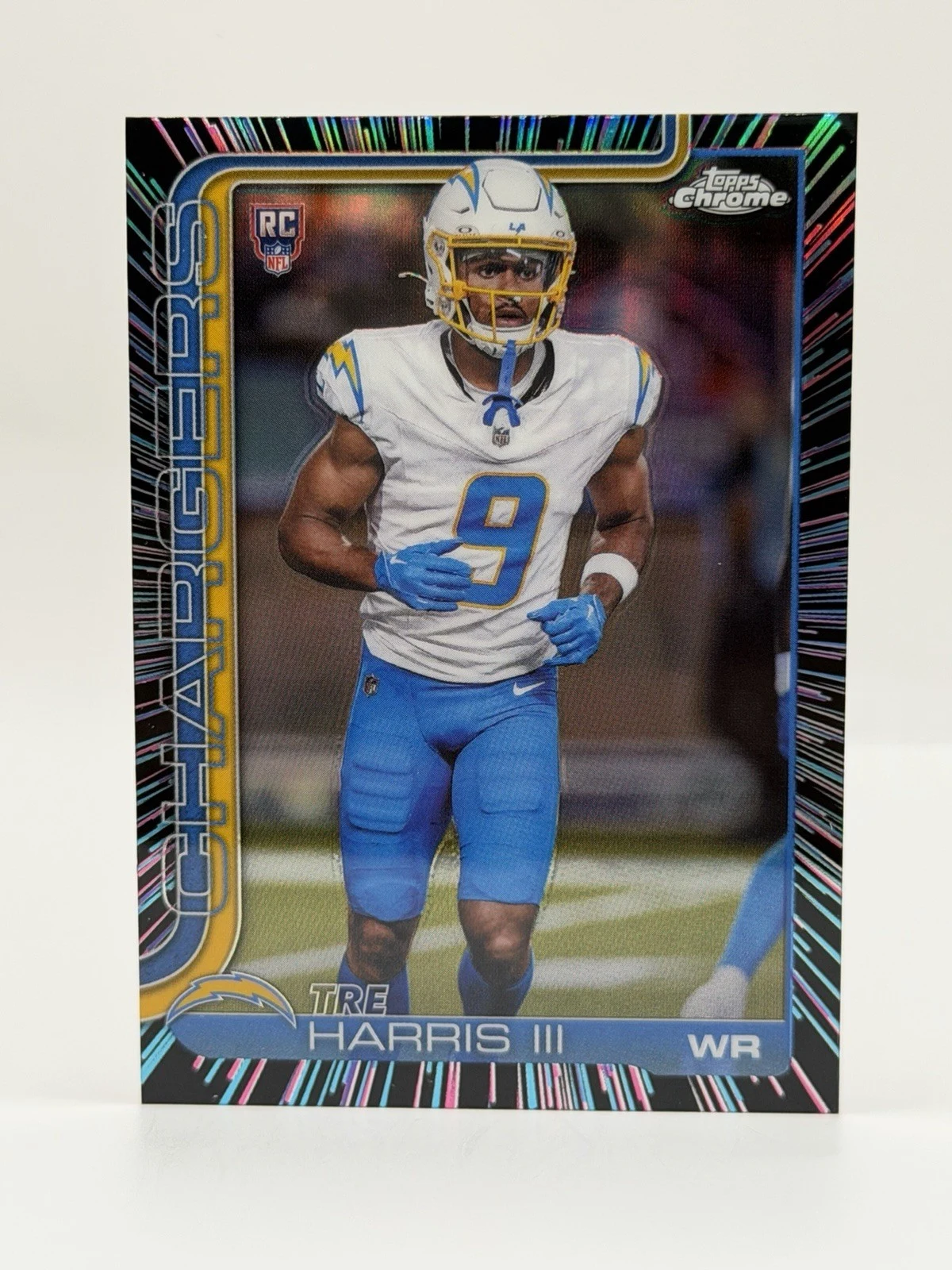 Tre Harris III 2025 Topps Chrome Football card