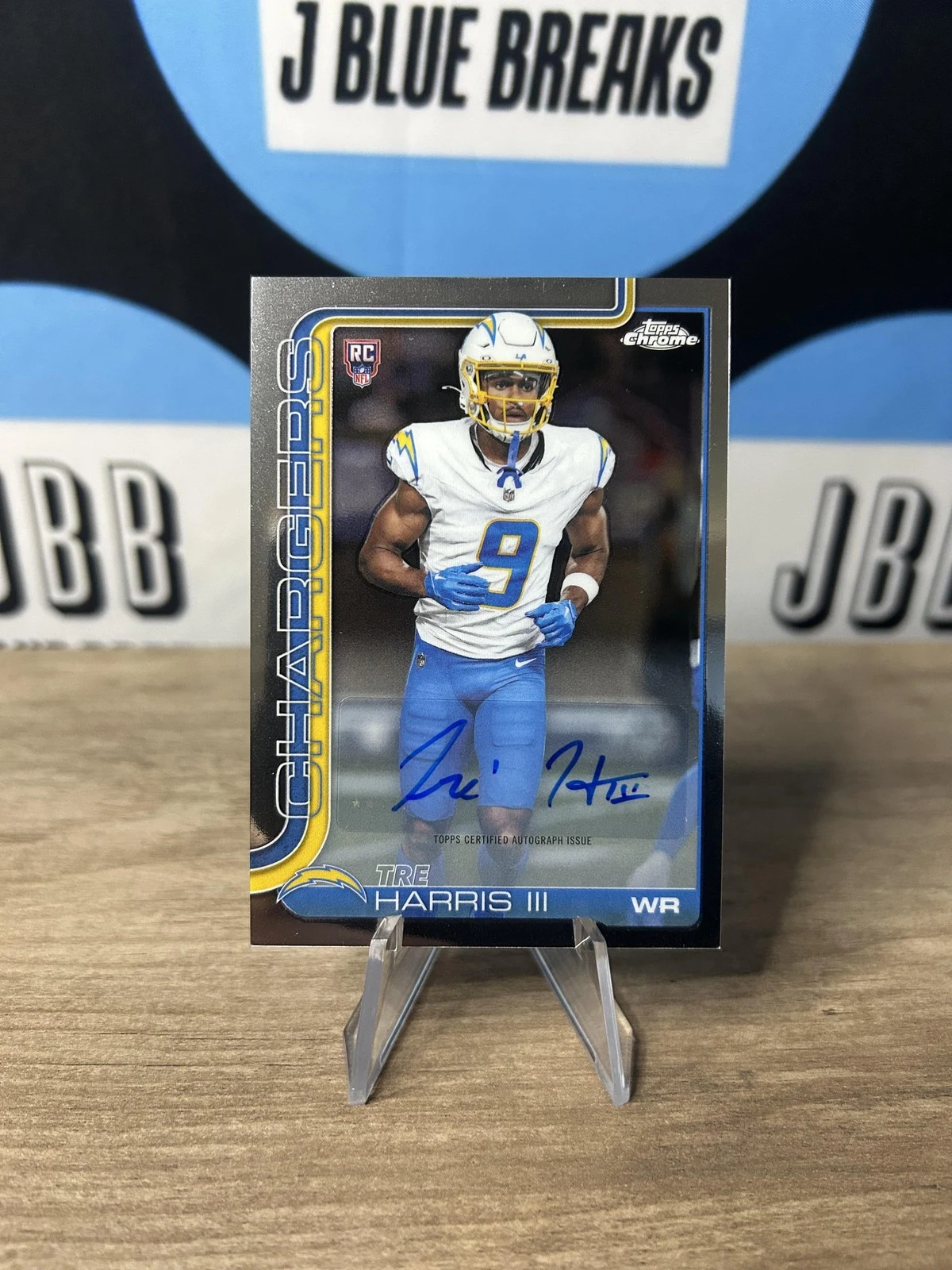 Tre Harris III 2025 Topps Chrome Football card