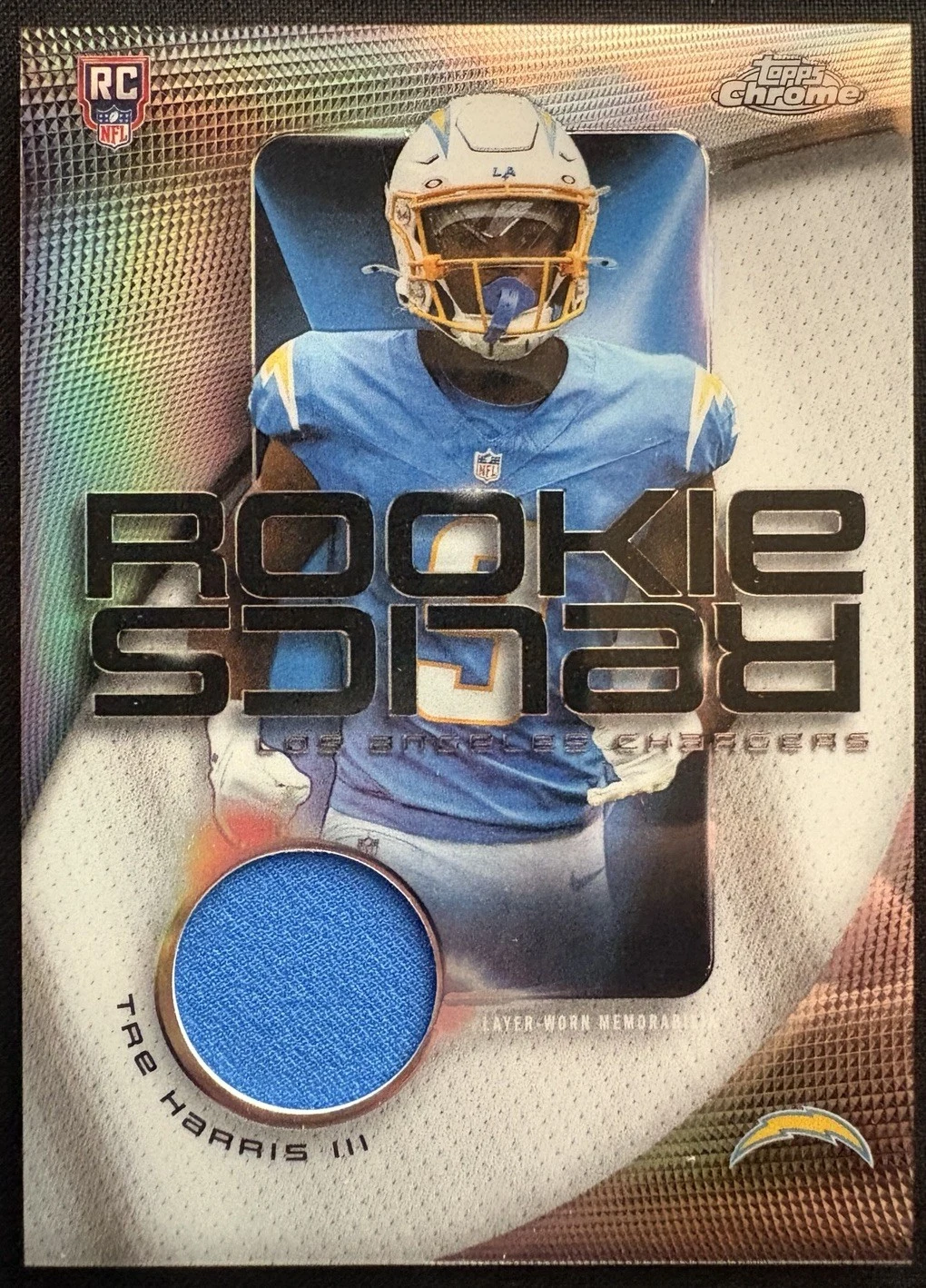 Tre Harris III 2025 Topps Chrome Football card