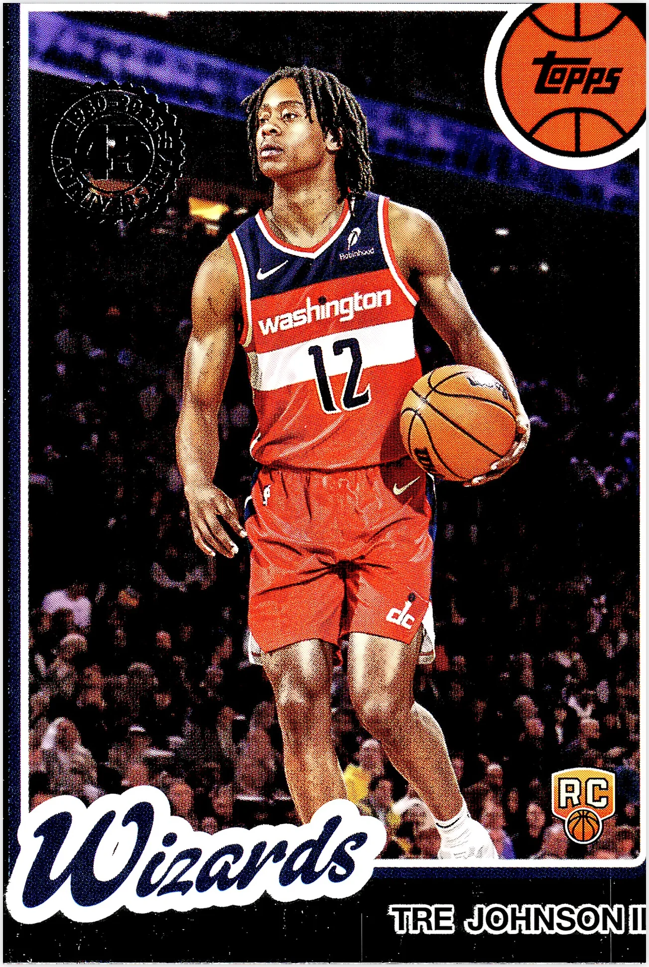 Tre Johnson III 2025-26 Topps #80BK-97 1980-81 Topps Basketball basketball card - Front