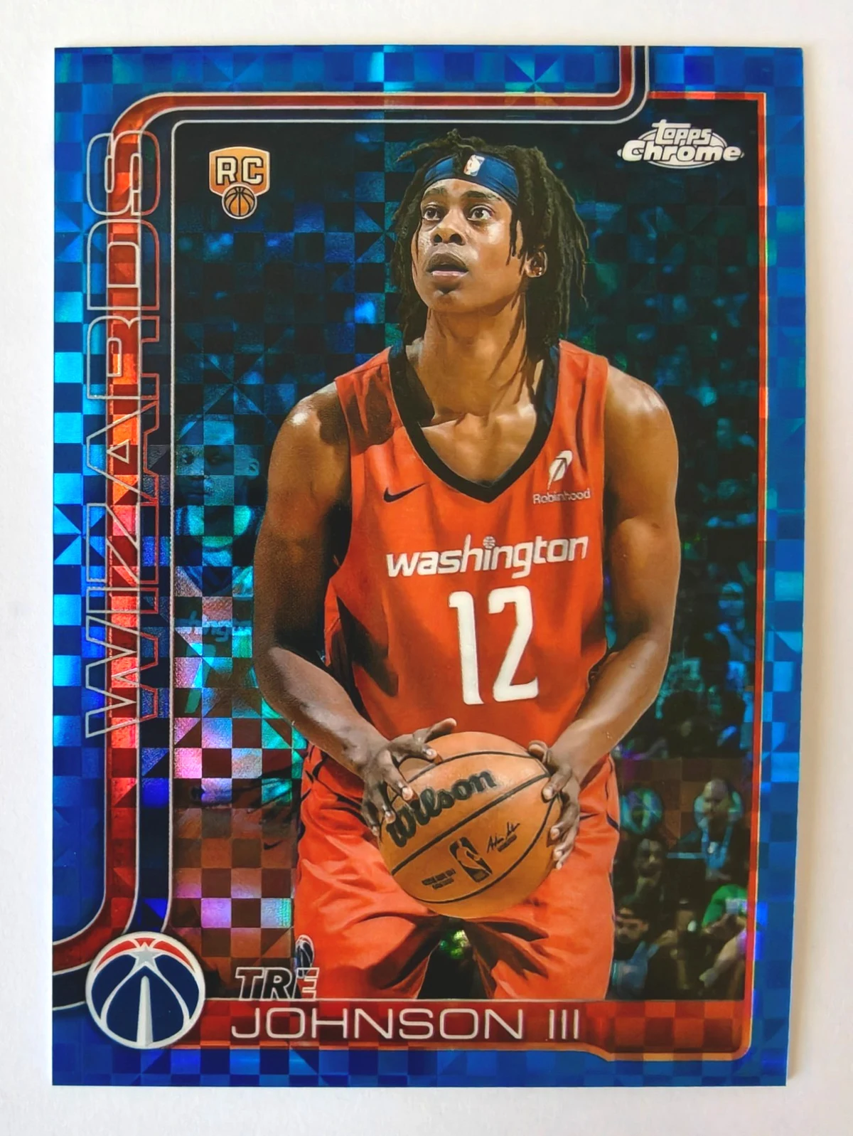 Tre Johnson III 2025-26 Topps Chrome card