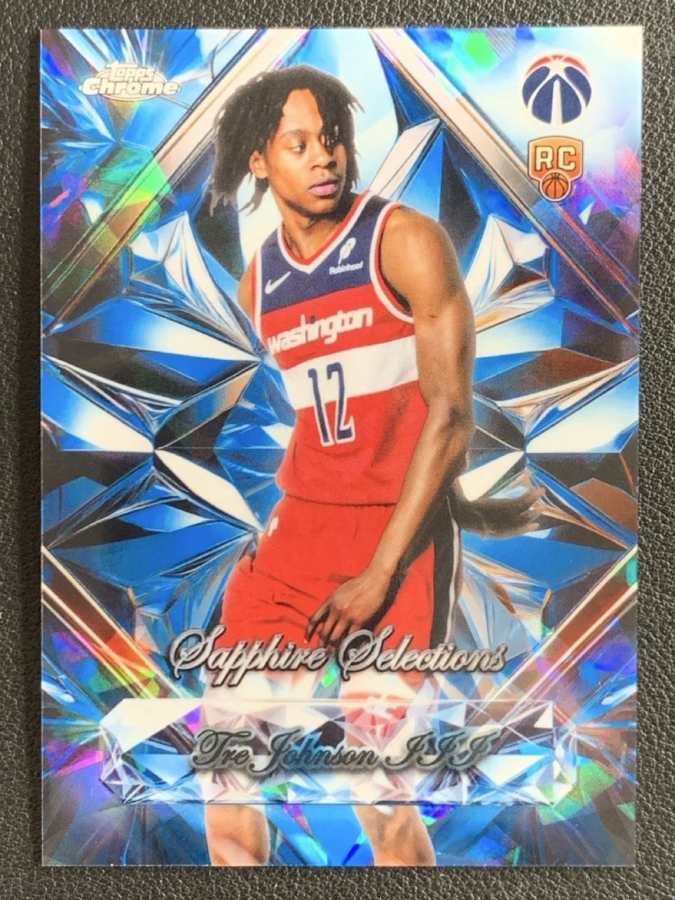 Tre Johnson III 2025-26 Topps Chrome card