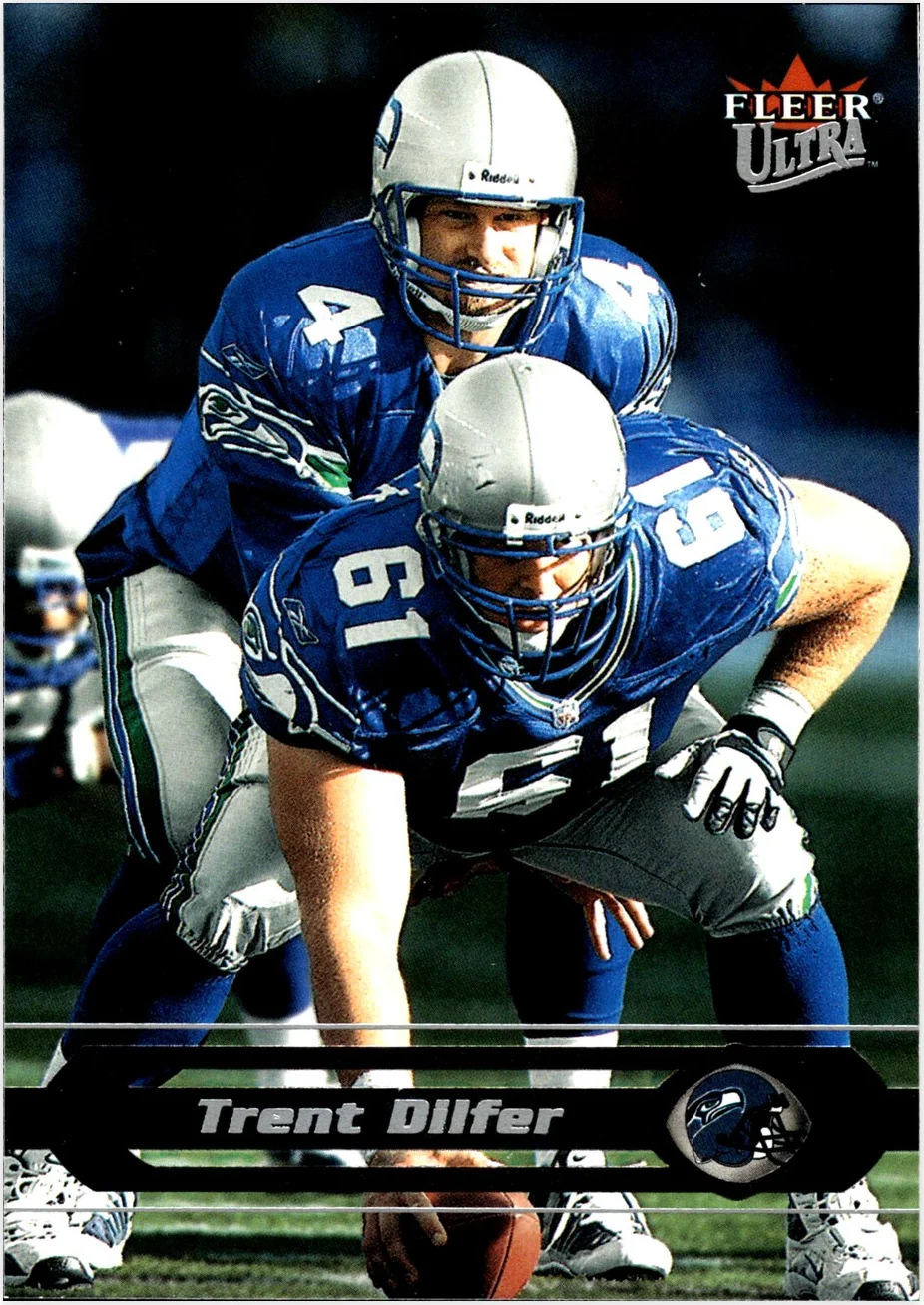 Trent Dilfer 2002 Ultra #172 football card - Front