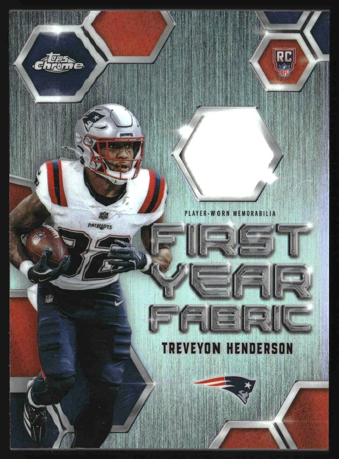 TreVeyon Henderson 2025 Topps Chrome Football card