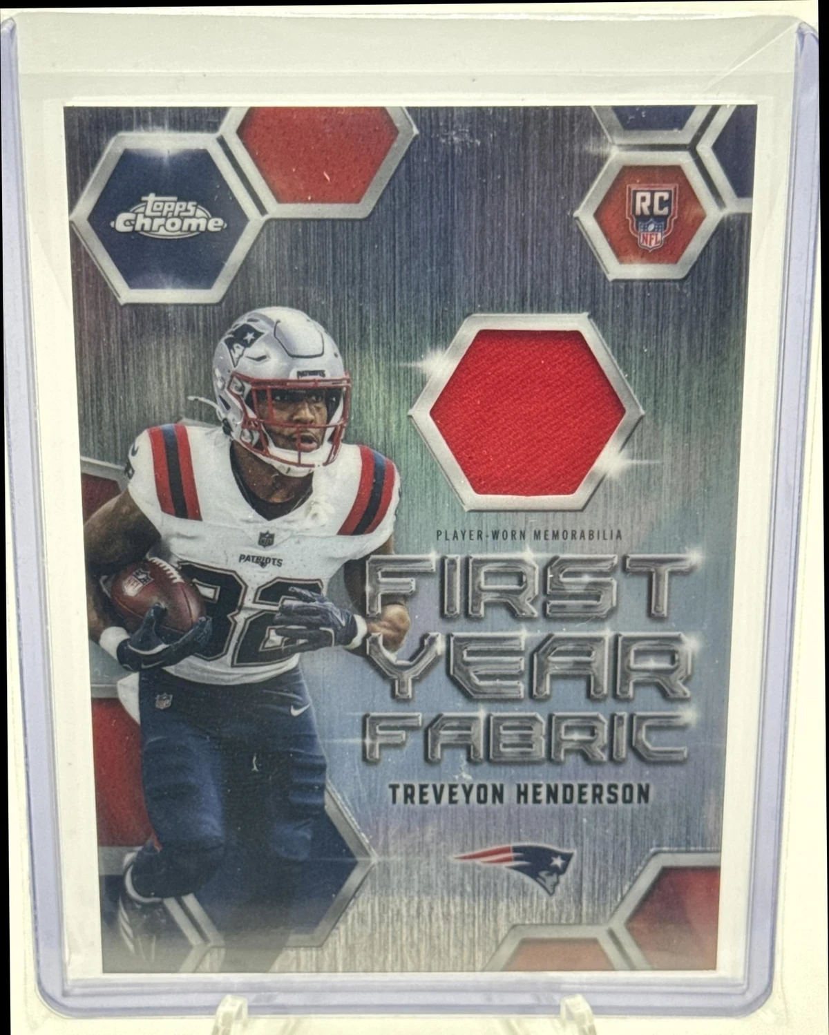 TreVeyon Henderson 2025 Topps Chrome Football card