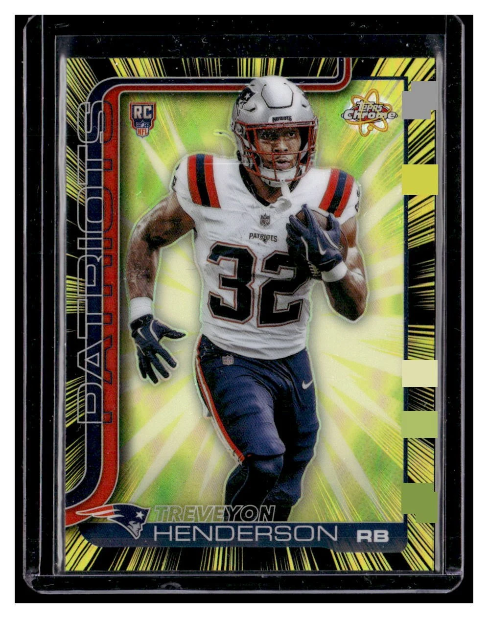 TreVeyon Henderson 2025 Topps Chrome Football card