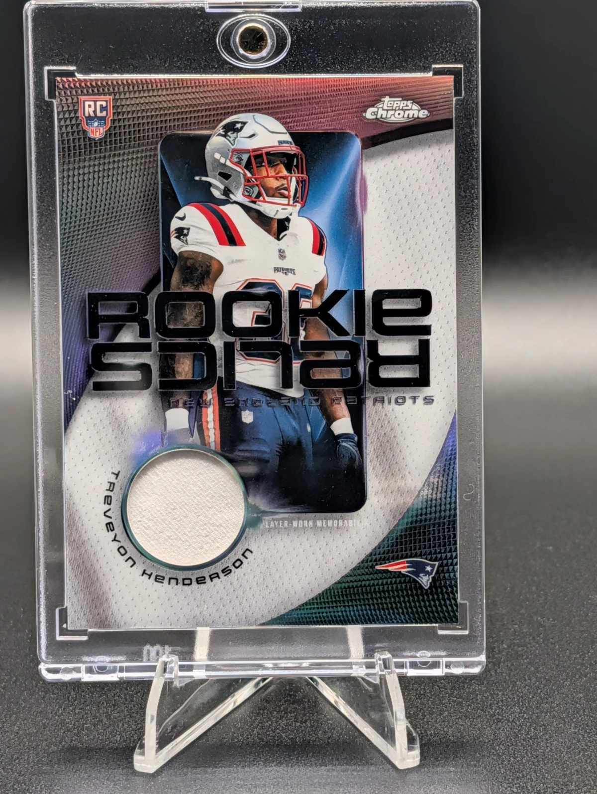 TreVeyon Henderson 2025 Topps Chrome Football card