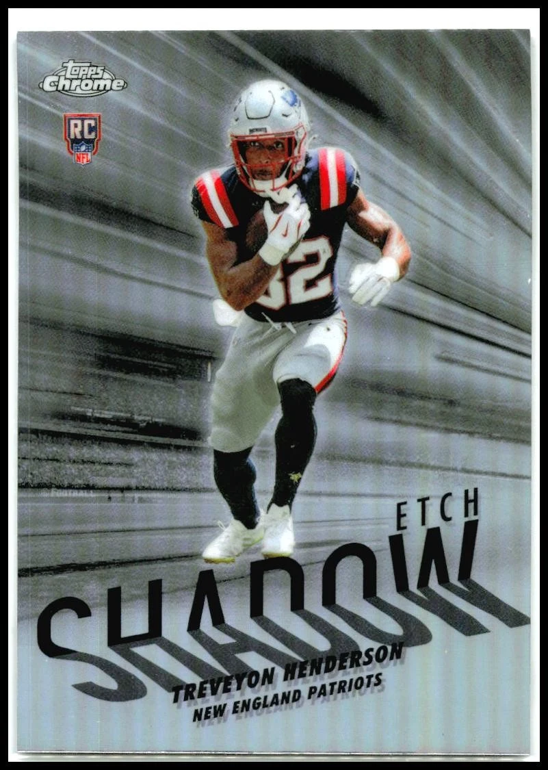 TreVeyon Henderson 2025 Topps Chrome Football card