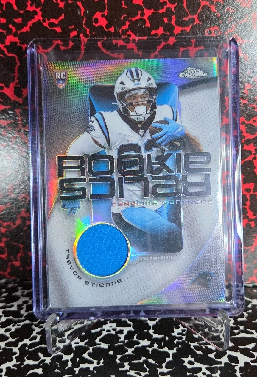 Trevor Etienne 2025 Topps Chrome Football card