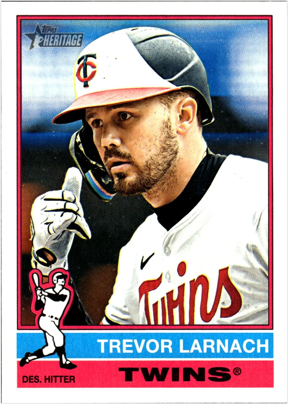 Trevor Larnach 2025 Topps Heritage #602 baseball card - Front