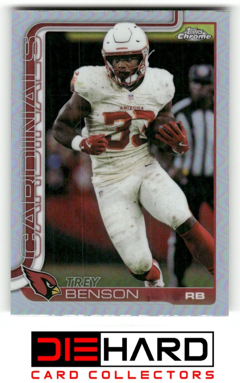 Trey Benson 2025 Topps Chrome Football card