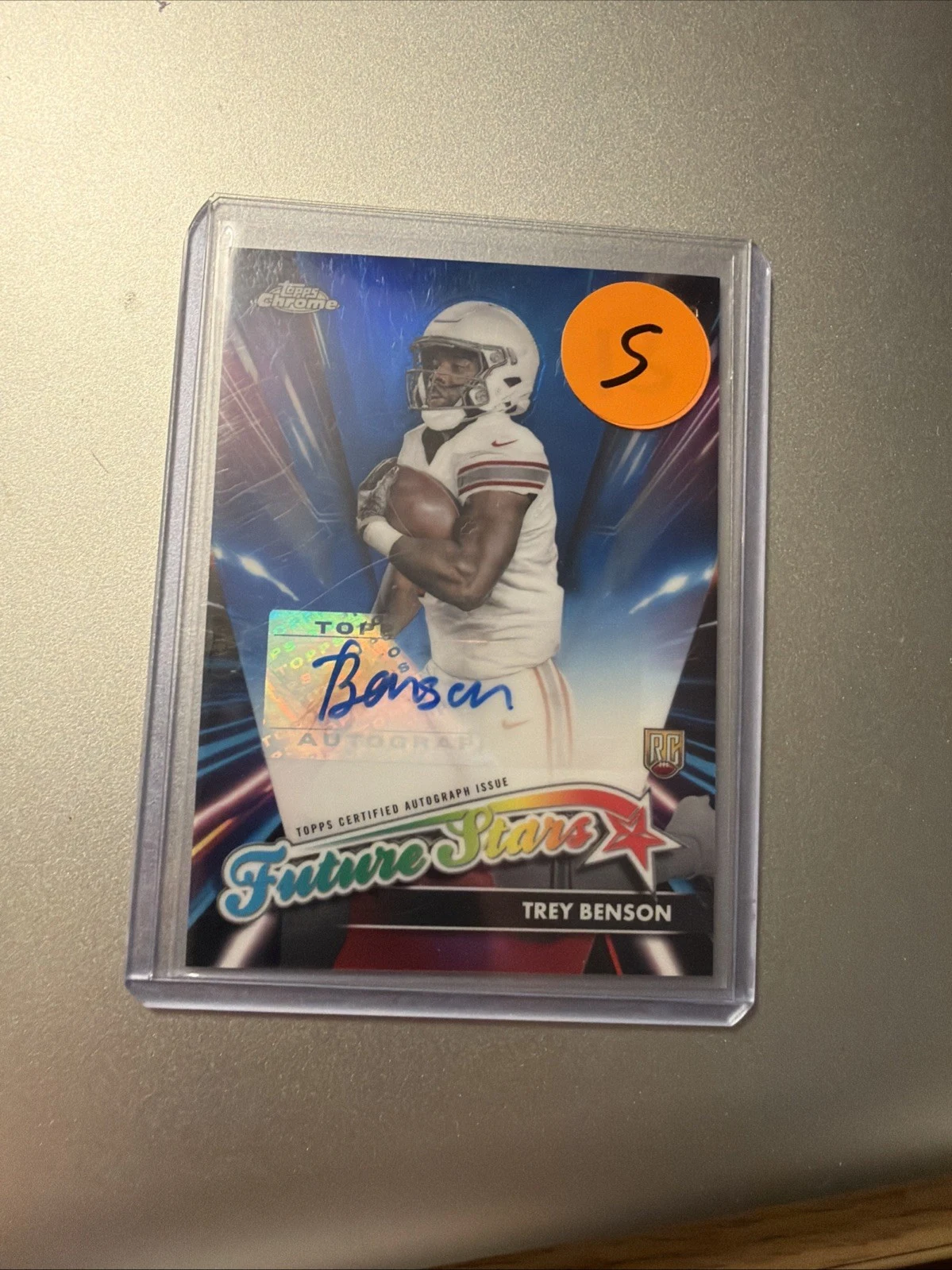Trey Benson 2025 Topps Chrome Football card