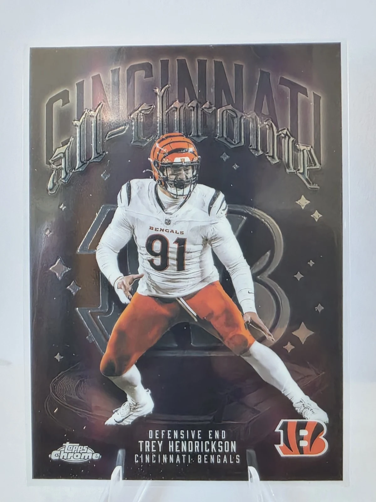Trey Hendrickson 2025 Topps Chrome Football card