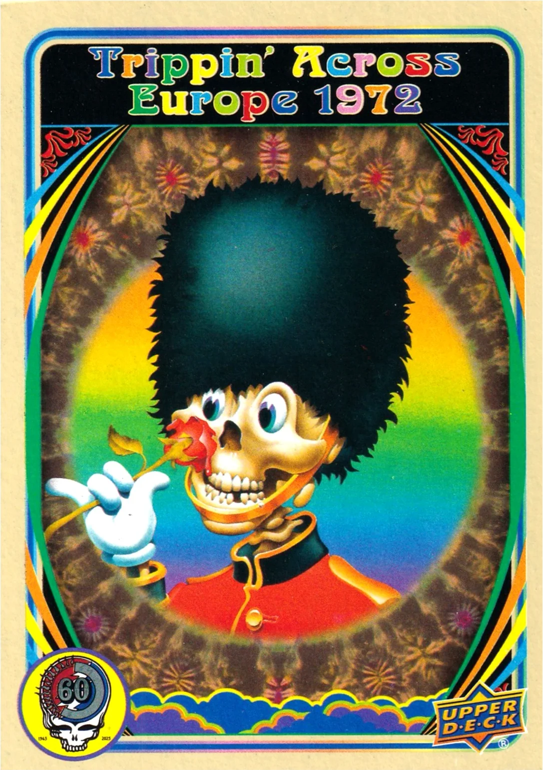 Trippin’ Across Europe ’72 – London 2025 Upper Deck Grateful Dead 60 Years So Far #30 trading card - Front