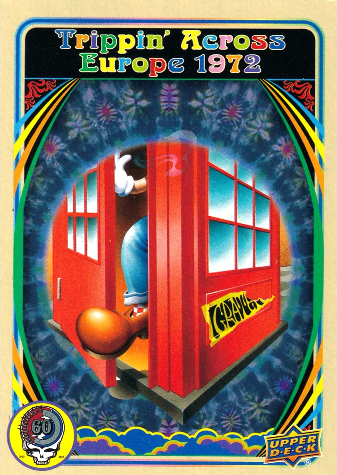 Trippin’ Across Europe ’72 – London 2025 Upper Deck Grateful Dead 60 Years So Far #49 trading card - Front