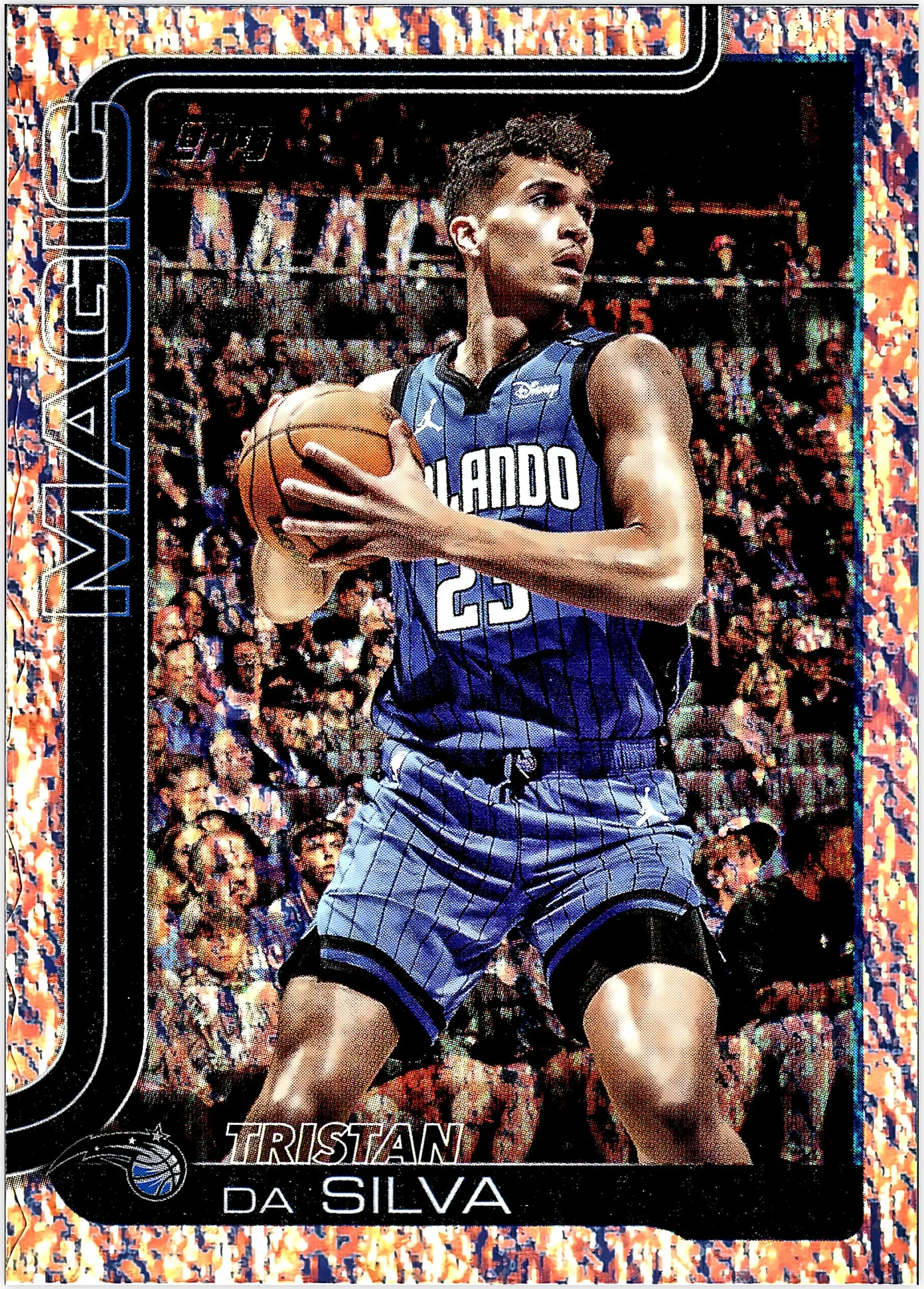 Tristan da Silva 2025-26 Topps #93 Sandglitter basketball card - Front