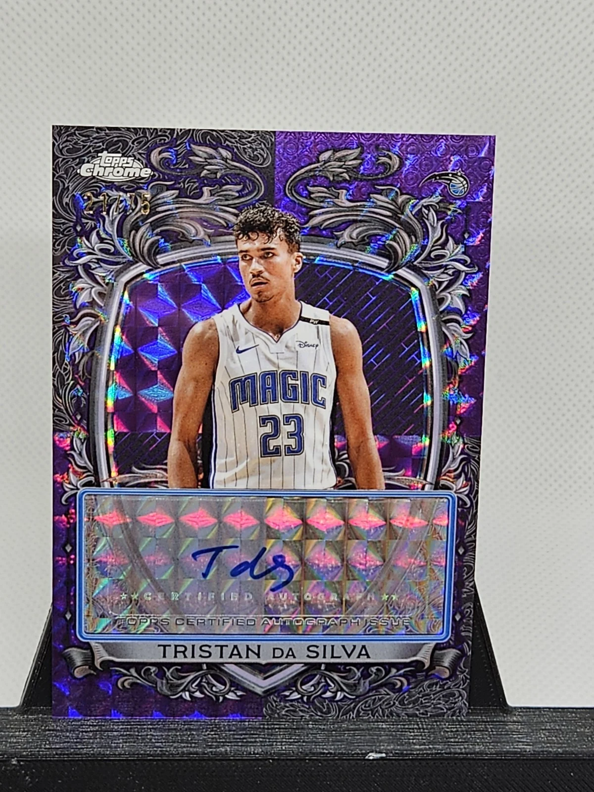 Tristan da Silva 2025-26 Topps Chrome card