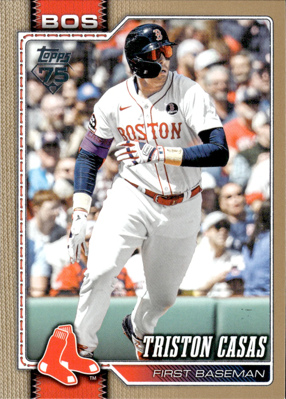 Triston Casas #464 Gold /2026 2026 Topps Series 2 Baseball baseball card - Front