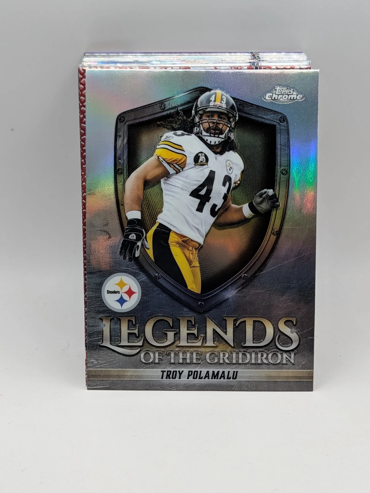 Troy Polamalu 2025 Topps Chrome Football card