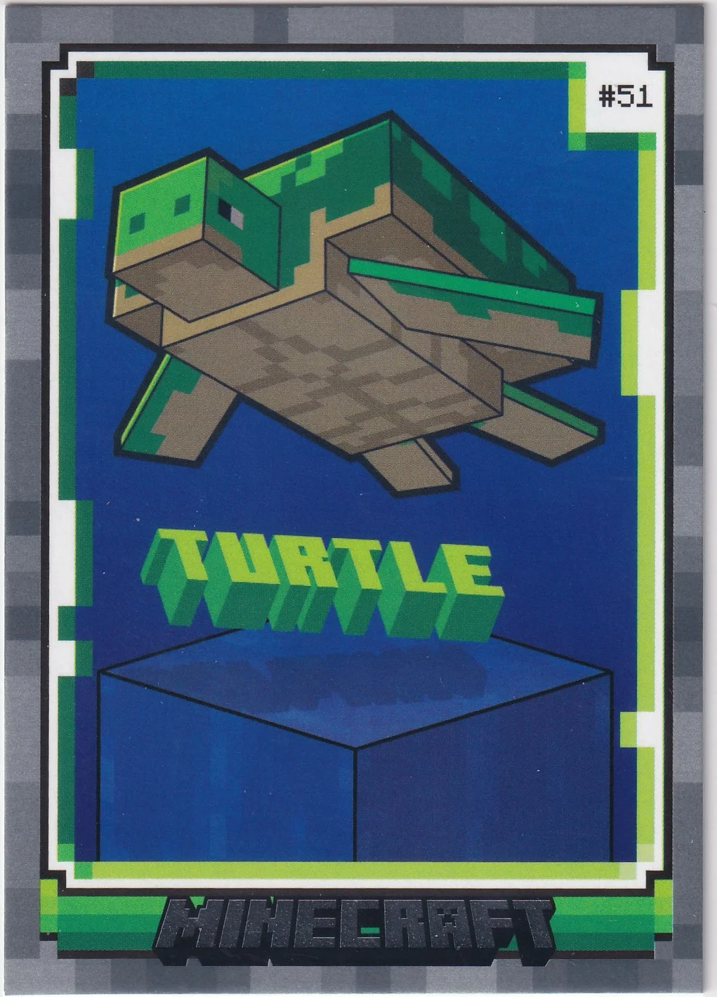 Turtle 2024 Panini Minecraft #51 trading card - Front