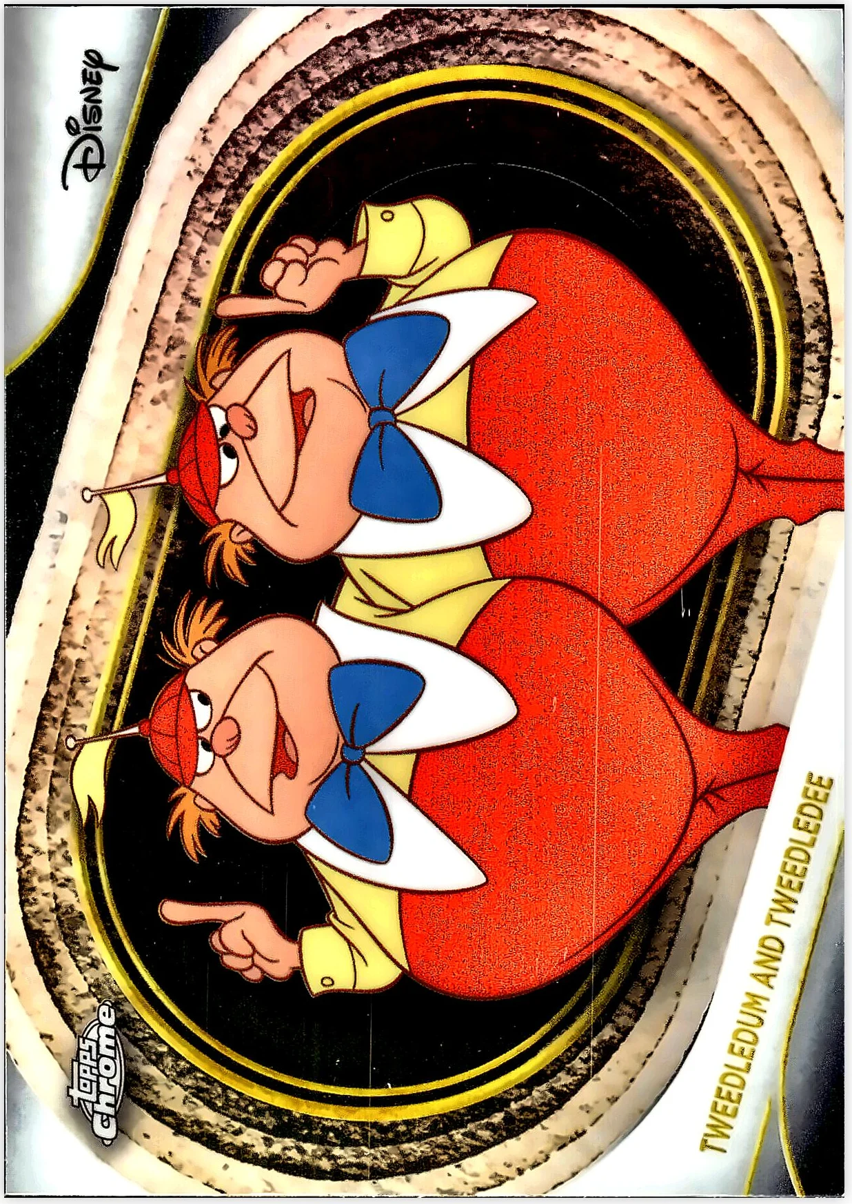 Tweedledum and Tweedledee 2025 Topps Chrome Disney #179 trading card - Front