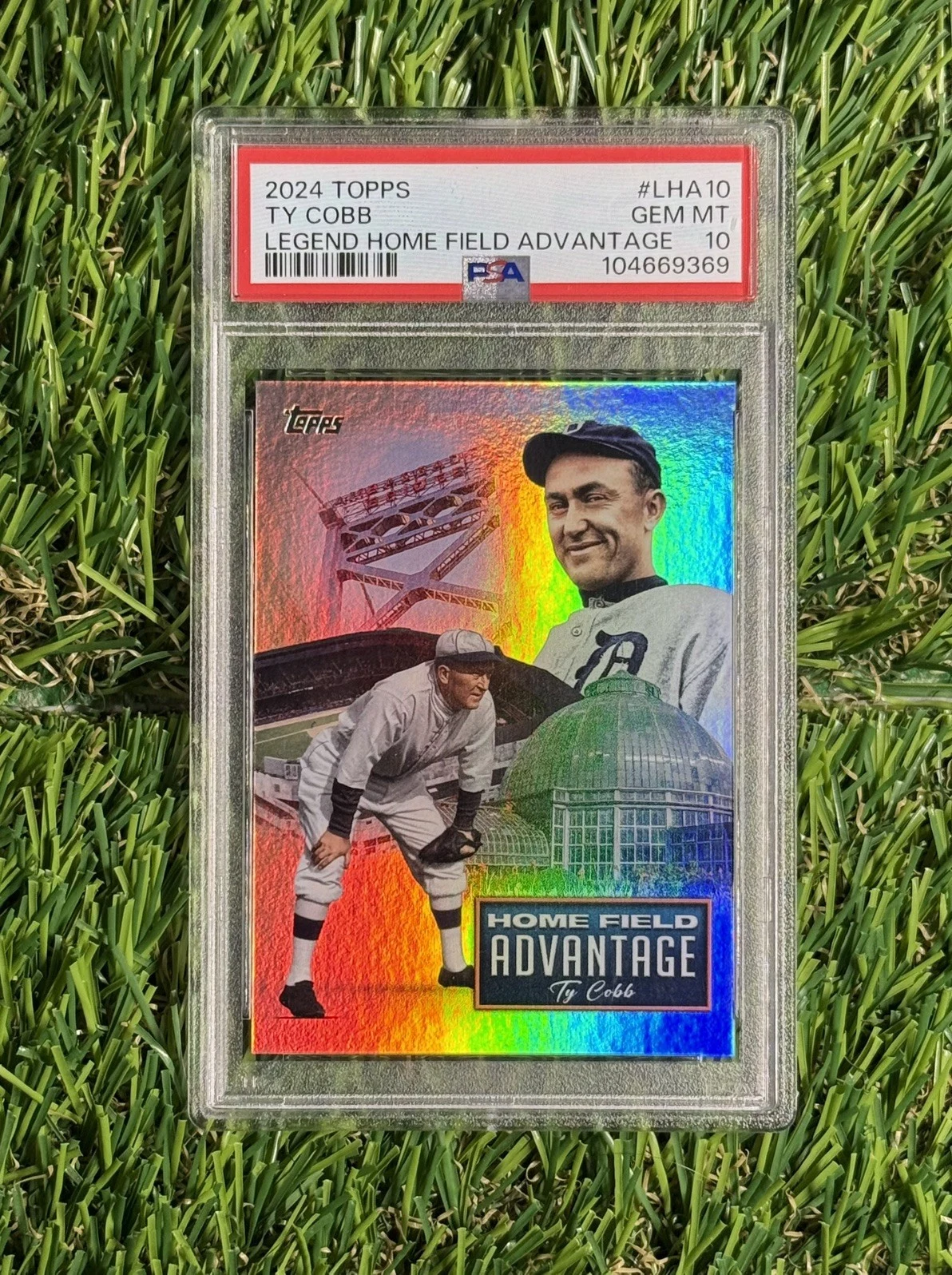 Ty Cobb #LHA-10 2024 Topps Baseball Legendary Home Field Advantage front