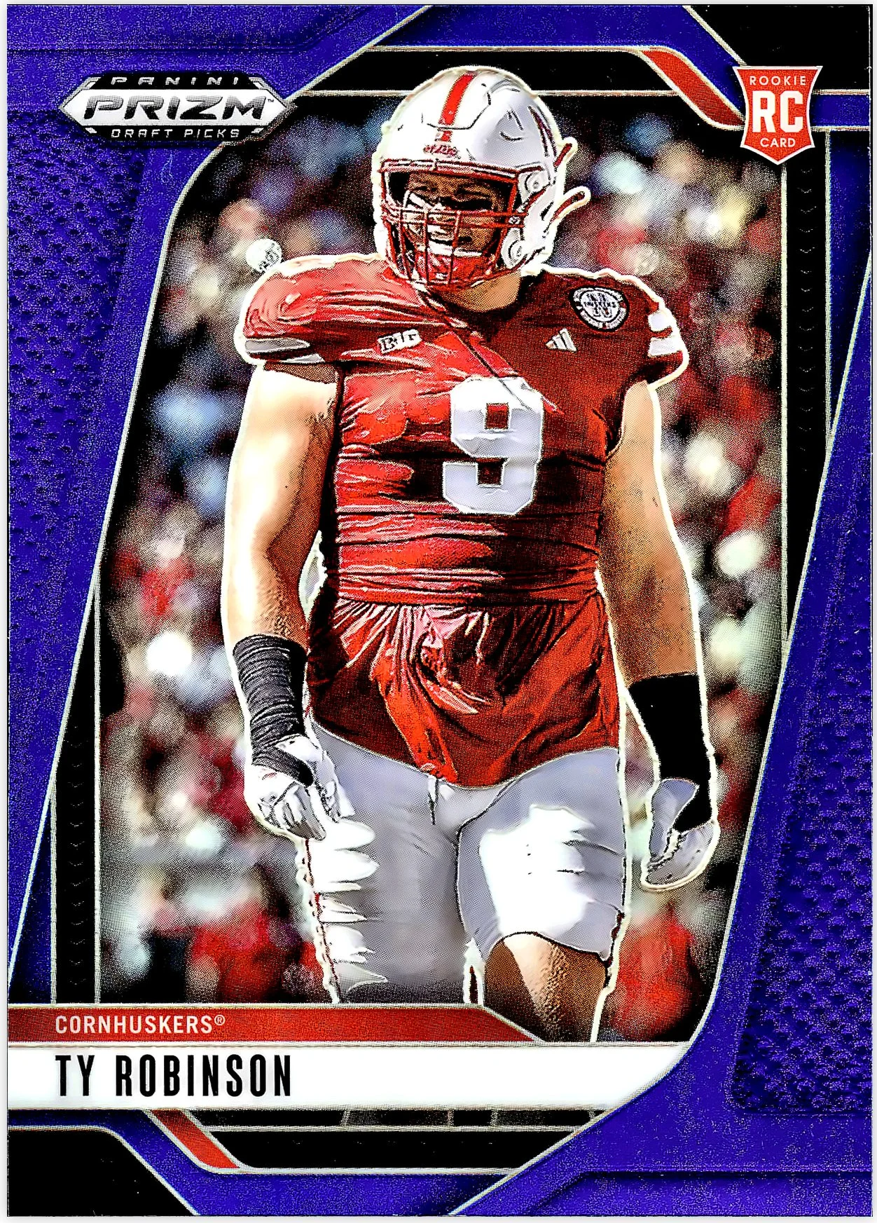 Ty Robinson 2025 Panini Prizm Draft Picks #73 Prizms Blue football card - Front