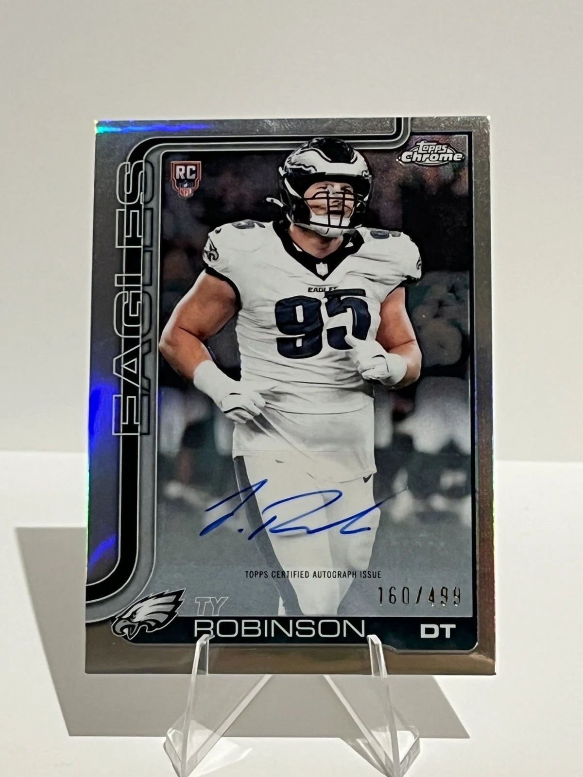 Ty Robinson 2025 Topps Chrome Football card