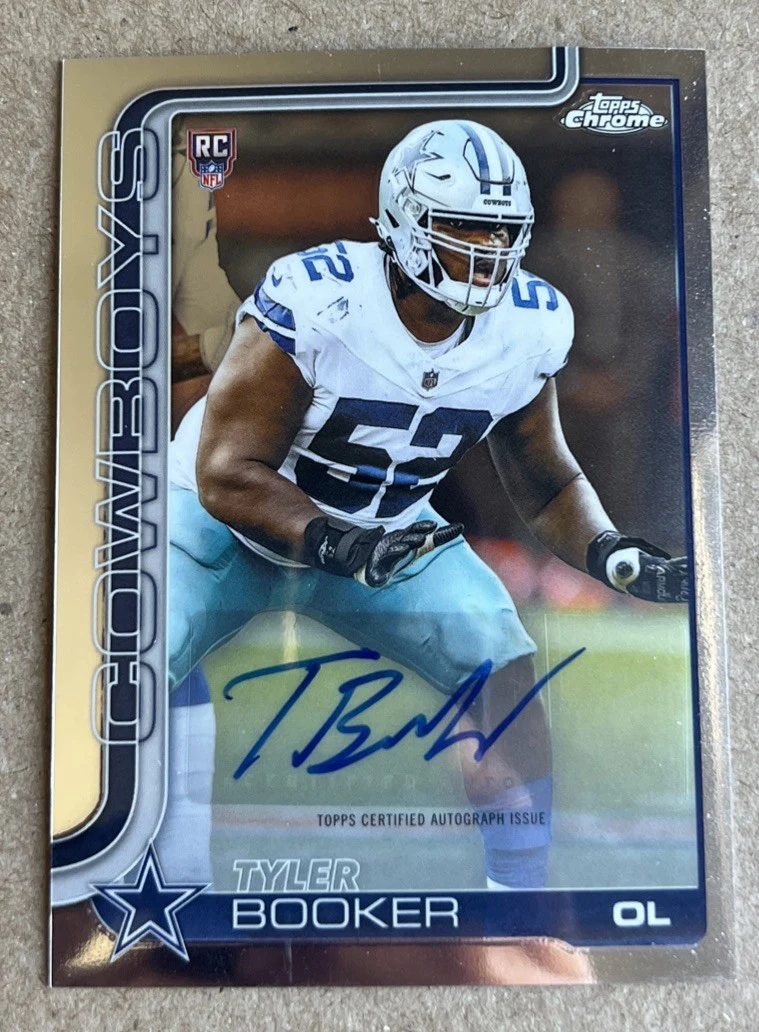 Tyler Booker 2025 Topps Chrome Football card