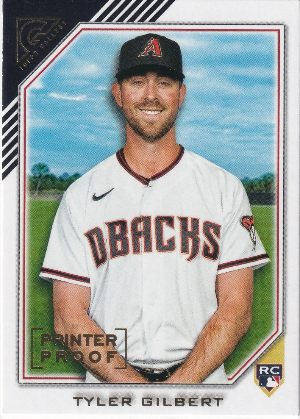 Tyler Gilbert 2022 Topps Gallery 2022 #149 baseball rookie card - Front