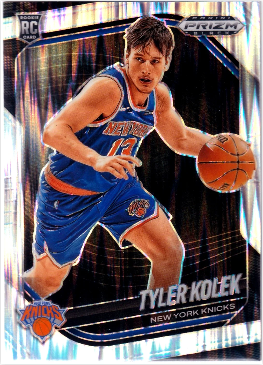 Tyler Kolek 2024-25 Panini Prizm Black #226 Skewed basketball card - Front