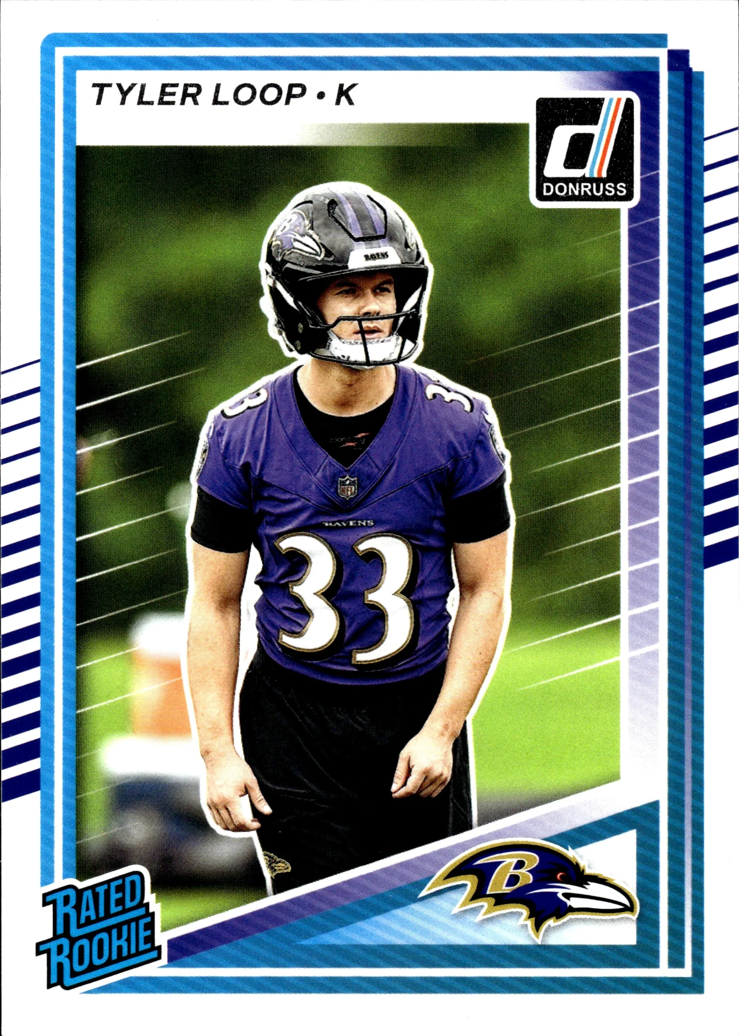Tyler Loop 2025 Donruss #382 football rookie card - Front