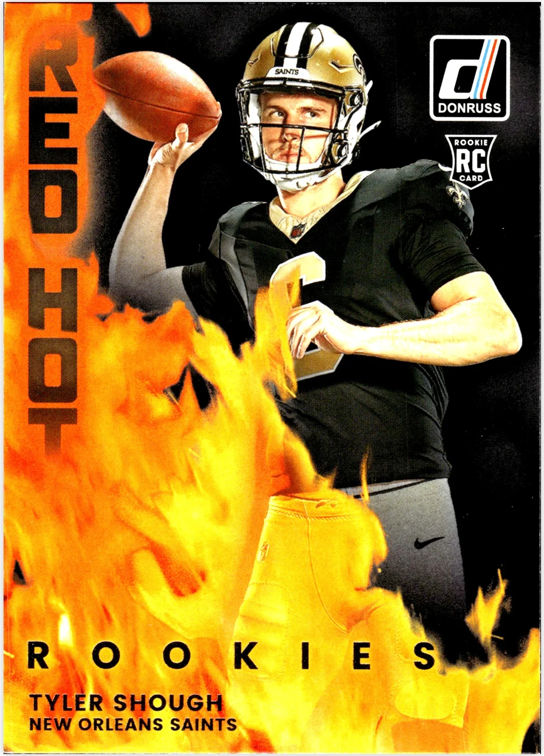 Tyler Shough 2025 Donruss #RHR-TYS Red Hot Rookies football rookie card - Front