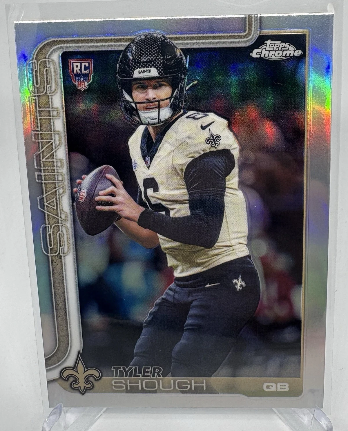 Tyler Shough 2025 Topps Chrome Football card
