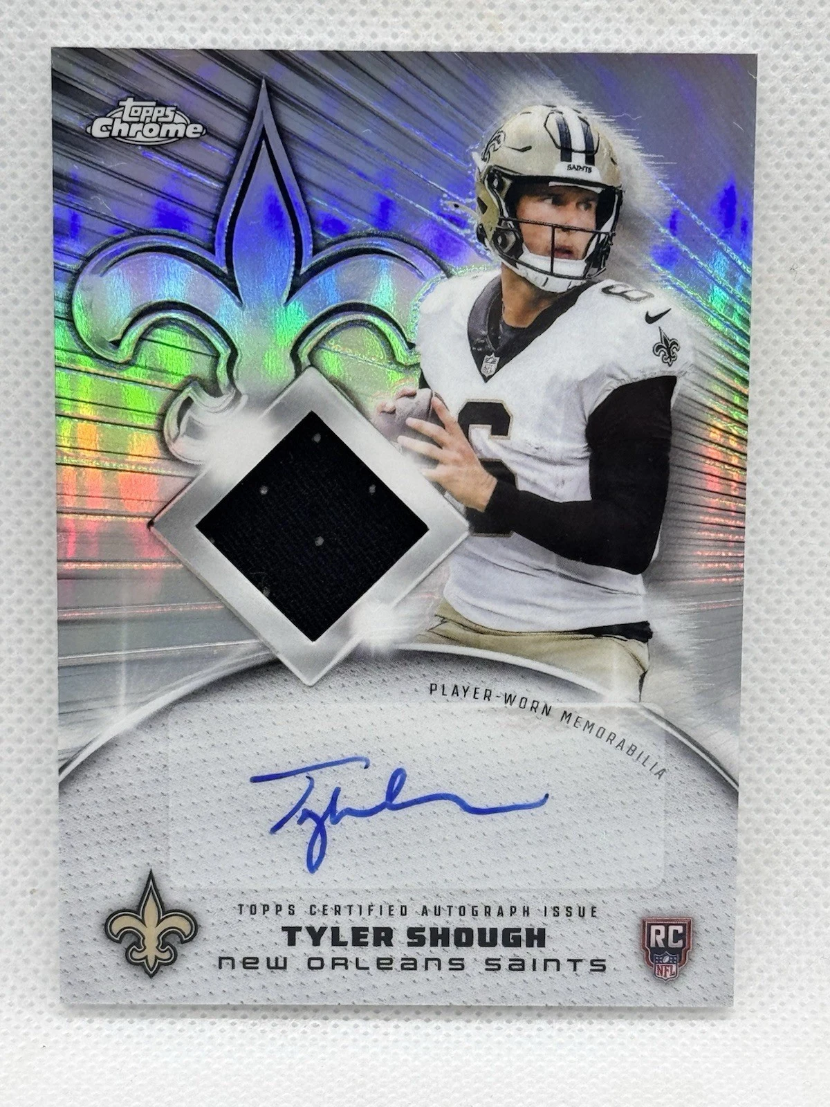 Tyler Shough 2025 Topps Chrome Football card